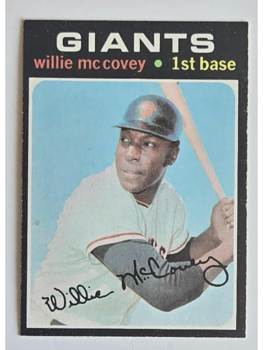 1971 Topps #50 Willie McCovey Baseball Card HOF Nice Corners